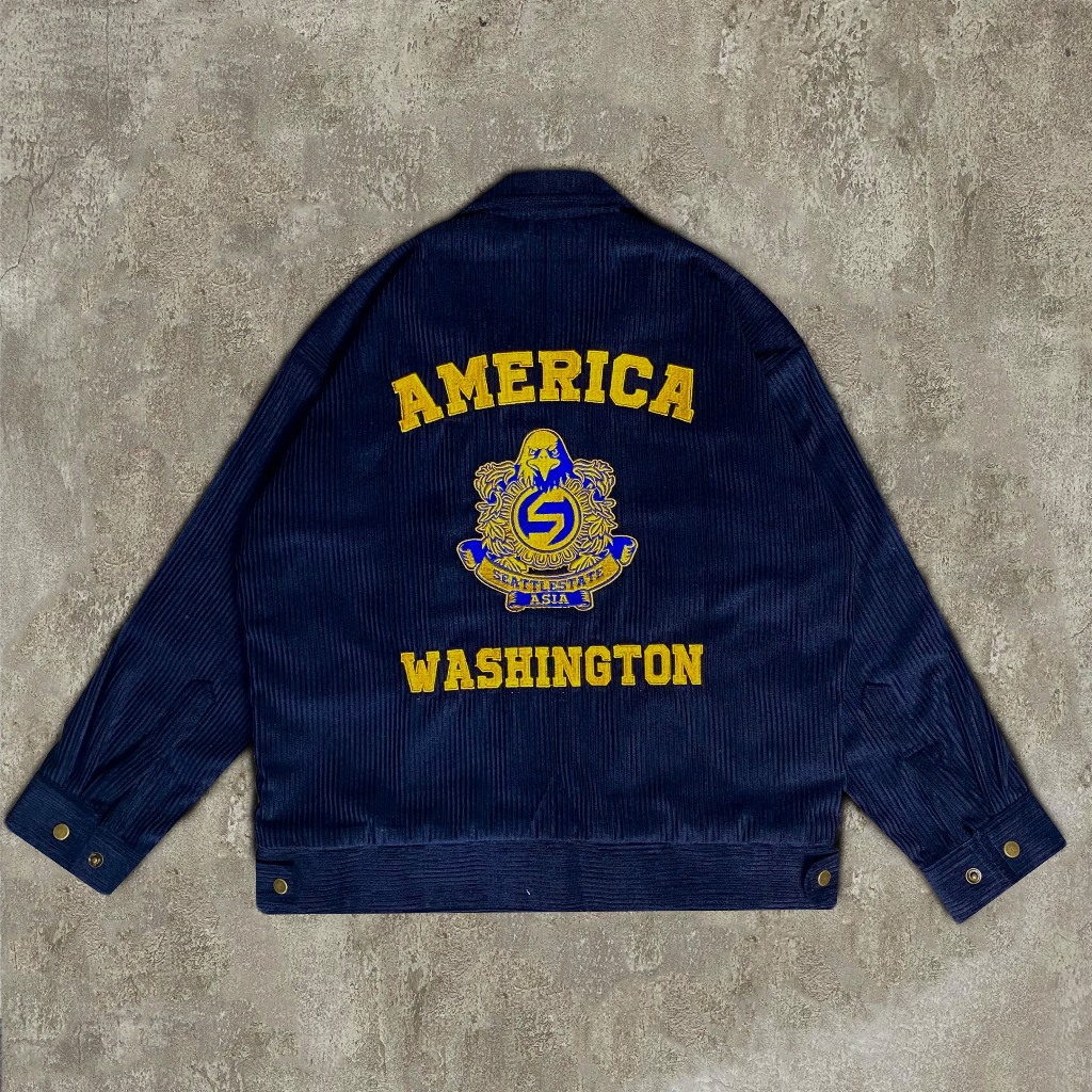 Ffa Jacket - เสื้อแจ็คเก็ต FFA Corduroy "SSA" By seattlestate.asia