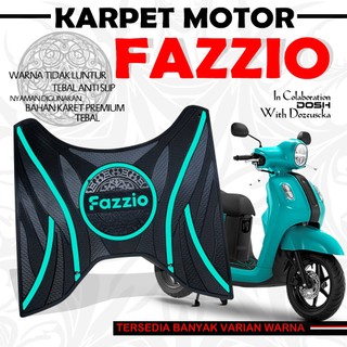 Karpet Motor Fazzio Bahan Karet Lentur Tebal Tidak Luntur Anti Slip Sangat Nyaman Digunakan