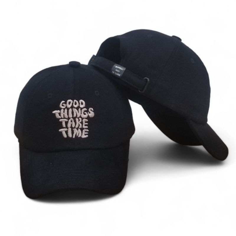 Wankbay Polocap Good Thing Take Time Fine Cotton แท้
