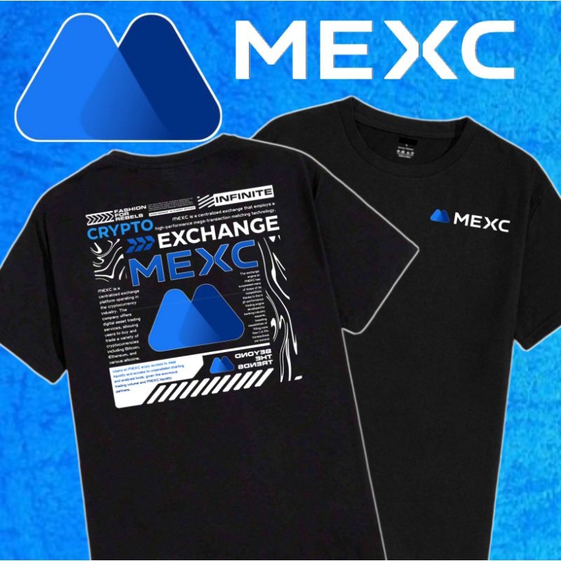 [HOT] MEXICO CRYPTO EXCHANGE T-SHIRT / KRIPTO MEXICO CLOTHES / PREMIUM 24S COMBED COTTON / BLACK / U