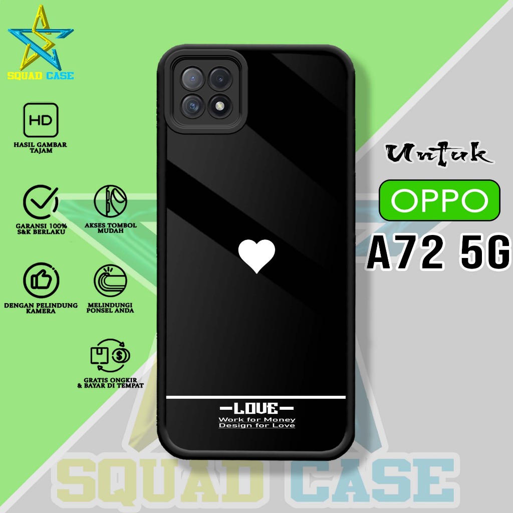 OPPO A72 5G SuperCase Motif Case [LVE] เคส Softcase Hardcase กระจกเคลือบเงา