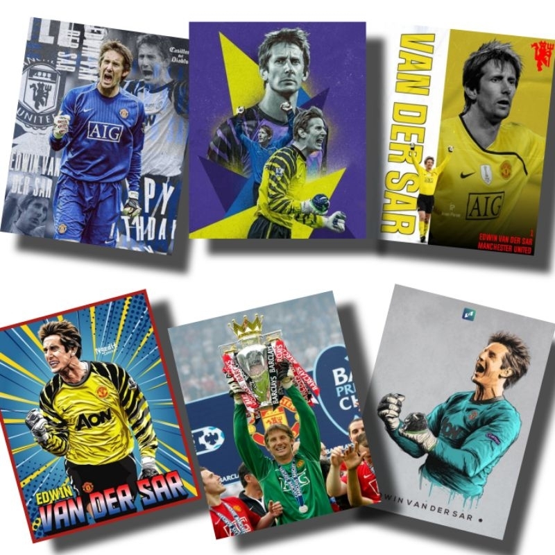 โปสเตอร์ติดผนัง E.van der sar ขนาด A3+