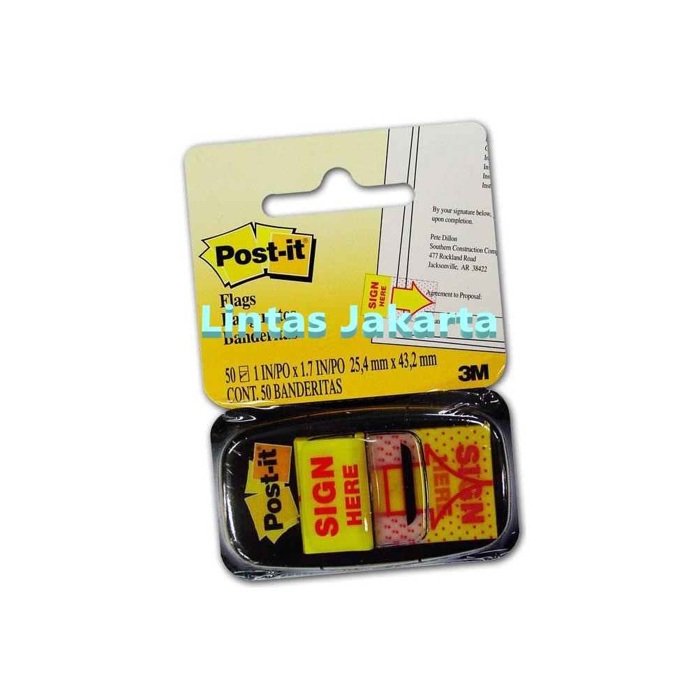 Post it Sign Here ยี่ห้อ 3M