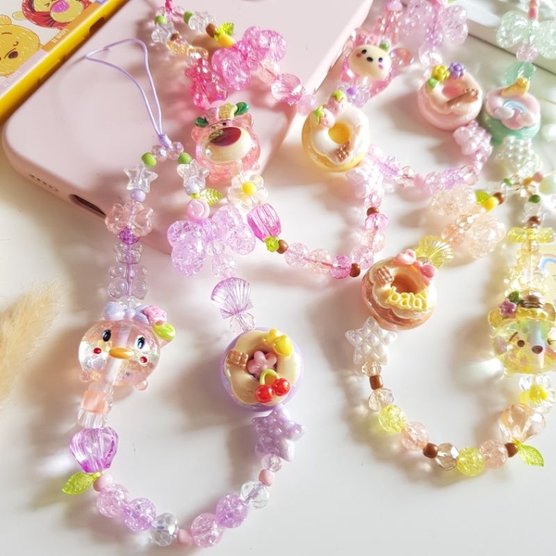 Gantungan Disney Tsum Tsum Hp Hanger - สายคล้องโทรศัพท์/Phome Charm/สายคล้องโทรศัพท์มือถือ/อุปกรณ์เส