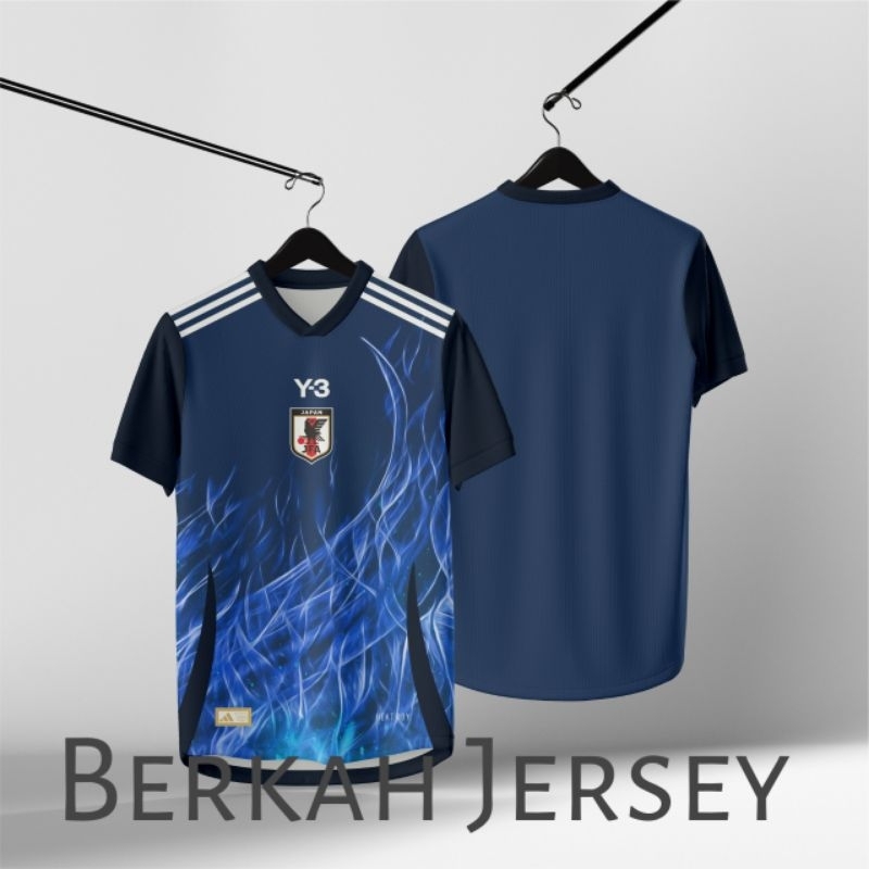 Japan Jersey y-3 2024 พิมพ์เต็มชื่อและหมายเลขแบบกําหนดเองฟรี