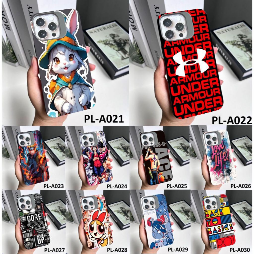 OPPO A17/A17K/A16/A16E/A16K/A15/A12/A7/A5/A9 2020/A5S/A3S CASE MOTIF CODE PL021-A030 ACC