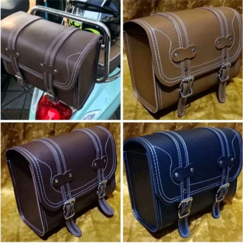 Vespa sprint Primavera LX S LXV/ uwinfly t3 smoot zuzu และ kawasaki W175 backrack กระเป๋าอุปกรณ์เสริมรถจักรยานยนต์