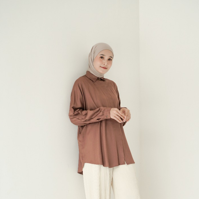 - VELMO Hara Shirt Rayon Twill - เสื้อเชิ้ตผู้หญิง