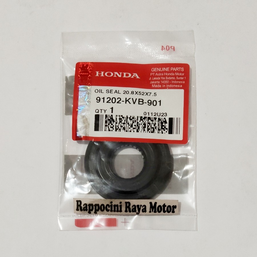 ซีลเพลาข้อเหวี่ยงซ้าย Beat Vario Scoopy Spacy คาร์บูเรเตอร์ 91202 QM 901 / 19202 K50 T01