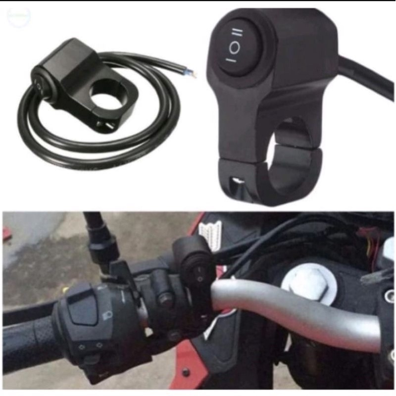 3 DIM ON OFF ON SWITCH ขายึดกระจกมองหลังแบบแฮนด์สวิตช์ ON OFF Remote universal ON OFF Spotlight