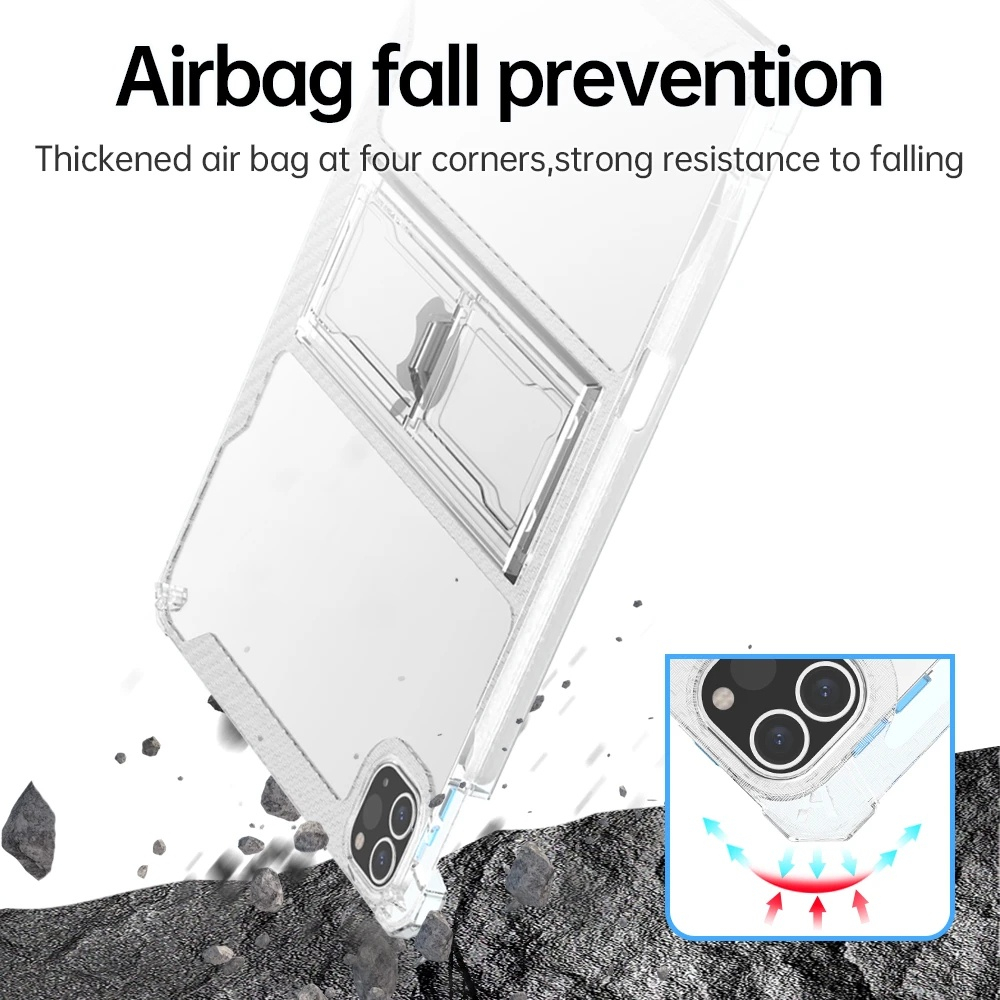 ป้องกันการแตก + ที่ยึด Samsung Tab S9 FE+ (12.4 นิ้ว) / X610 / X616 Anti Crack + ที่จับปากกา Stylus 