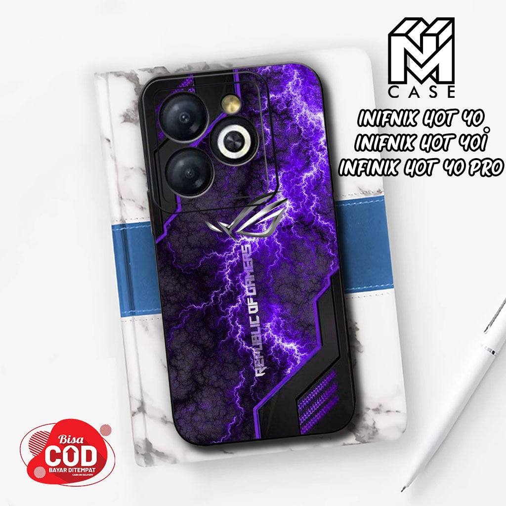 เคส NM - INFINIX HOT 40 / HOT 40i / HOT 40 PRO - 041 - เคสแฟชั่น Esport Casing Hp Case Softcase Back