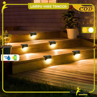 ONE-C1024 Lampu Tangga Sudut Jalan Atap Tenaga Surya Panel Solar Cell Waterproof / Lampu Hias Lampu Taman Outdoor / Lampu Solar / Lampu Pagar Tenaga Matahari