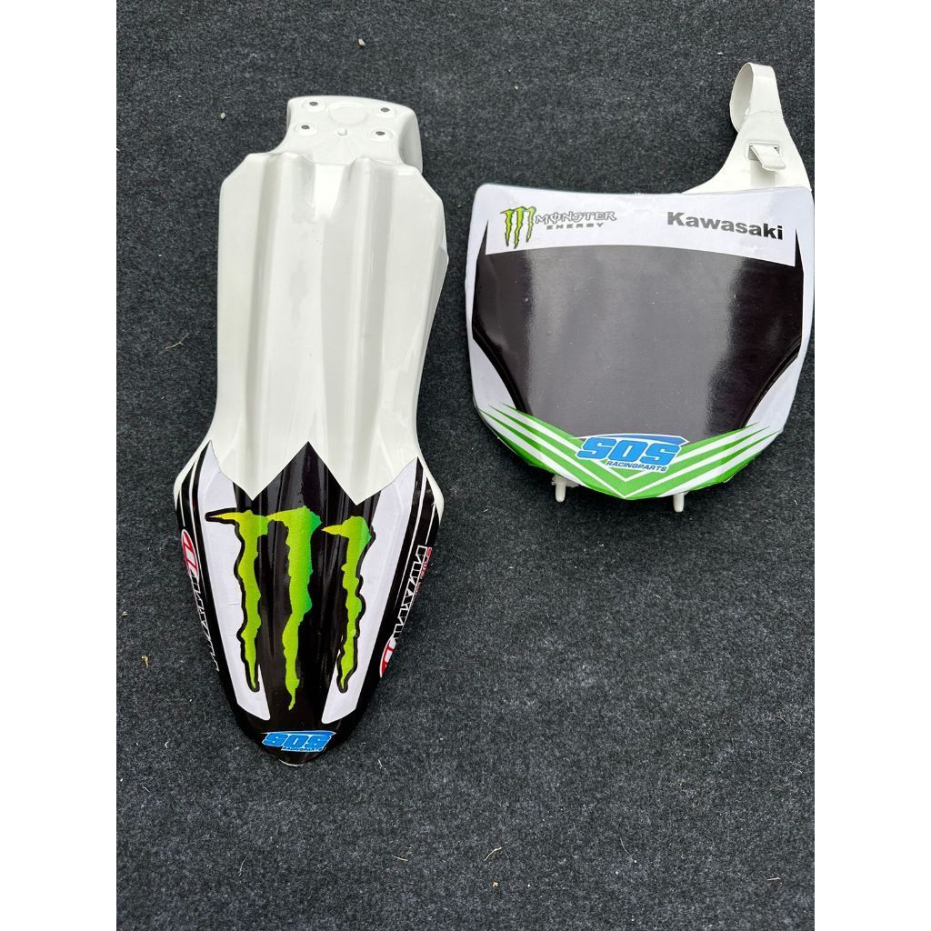 บังโคลนหน้าและจํานวนแผ่น KLX Bf 150 Dtracker ใหม่ 2015 บังโคลน klx 150 2015 บังโคลน klx crf yz ktm y