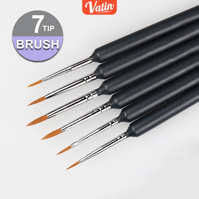 Professional Wolf Hair แปรงทาสีสีน้ํา / Professional Pen-Type รอบสีน้ําหมาป่าผม / ภาพวาดขนแปรง-Vatin