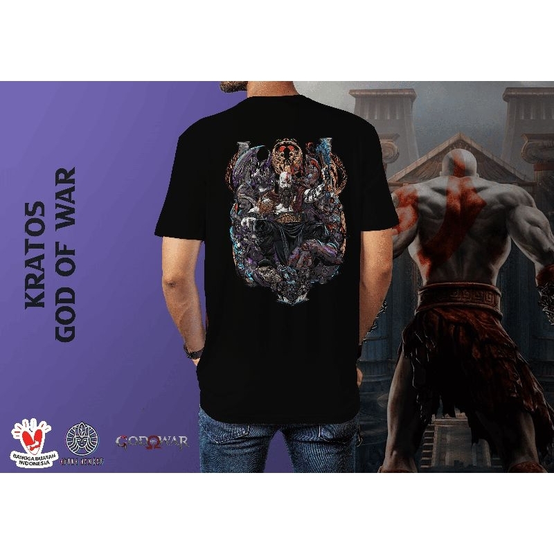 เสื้อยืด God of War Kratos