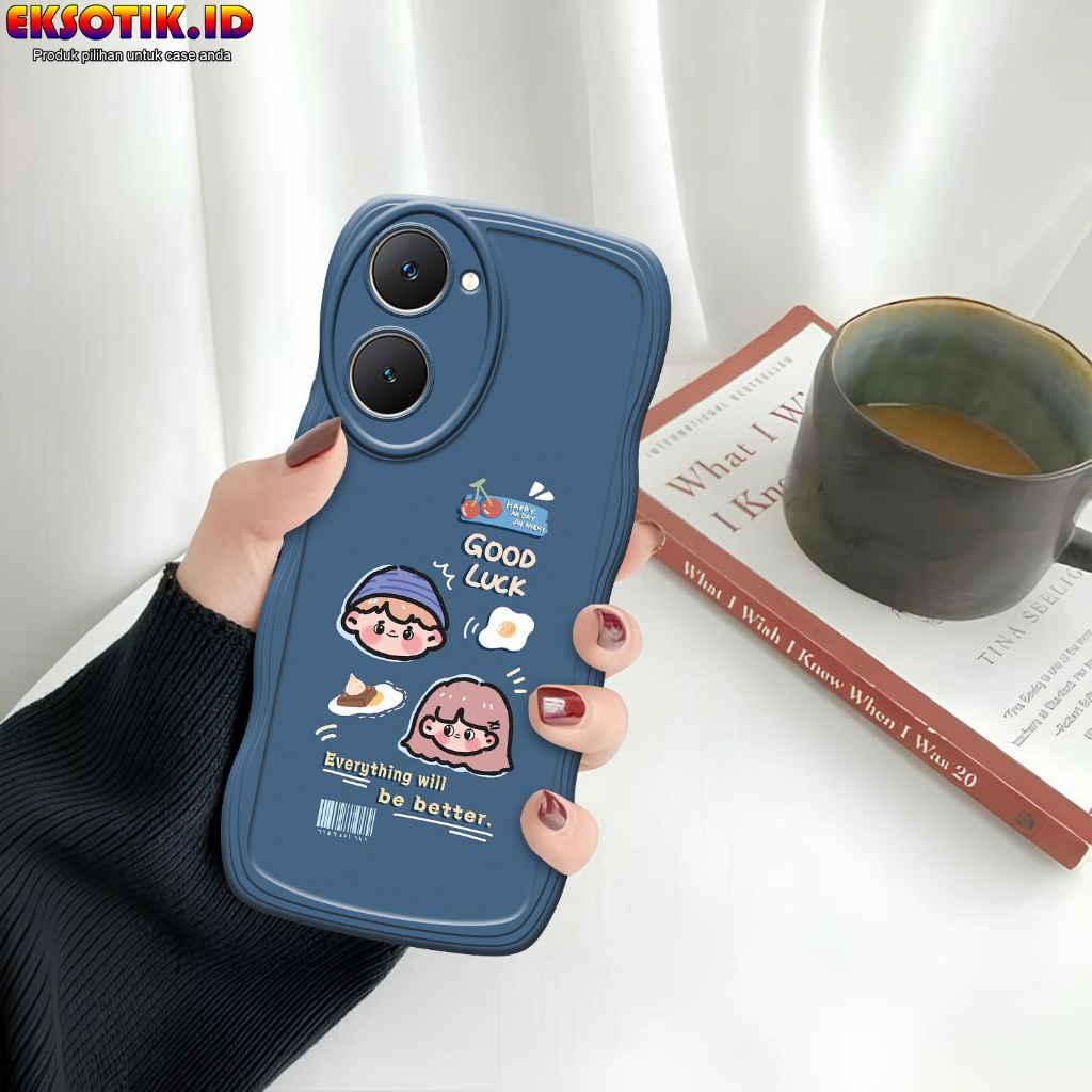 เคส Vivo Y03 Wave - เคส Vivo Y03 - Vivo Y03 Silicone - Vivo Y03 Softcase - Vivo Y03 Kessing - Eksoti