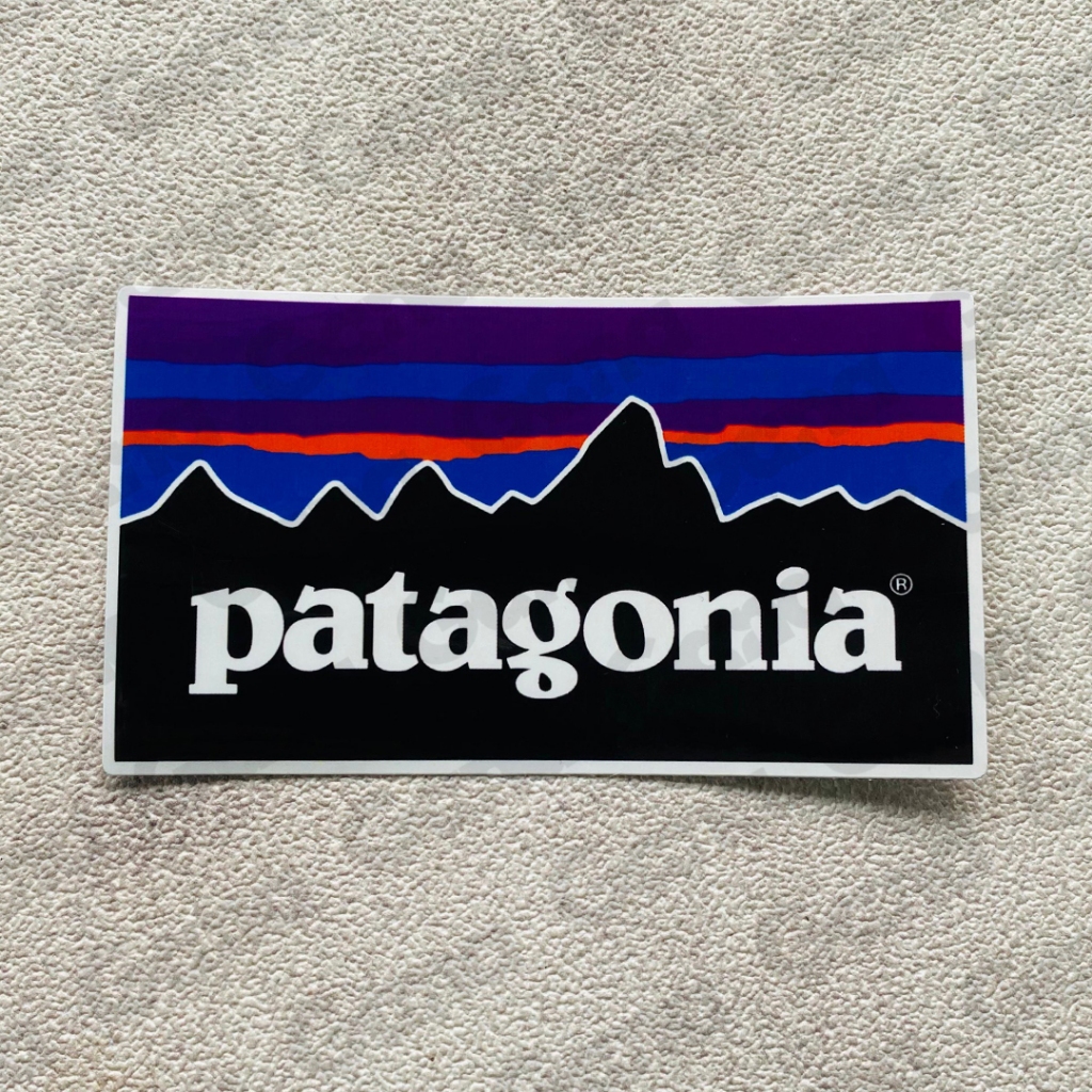 สติกเกอร์สติกเกอร์ยี่ห้อ Patagonia สติกเกอร์โลโก้สติกเกอร์ Casual Hypebeast Patagonia สติกเกอร์กลางแ