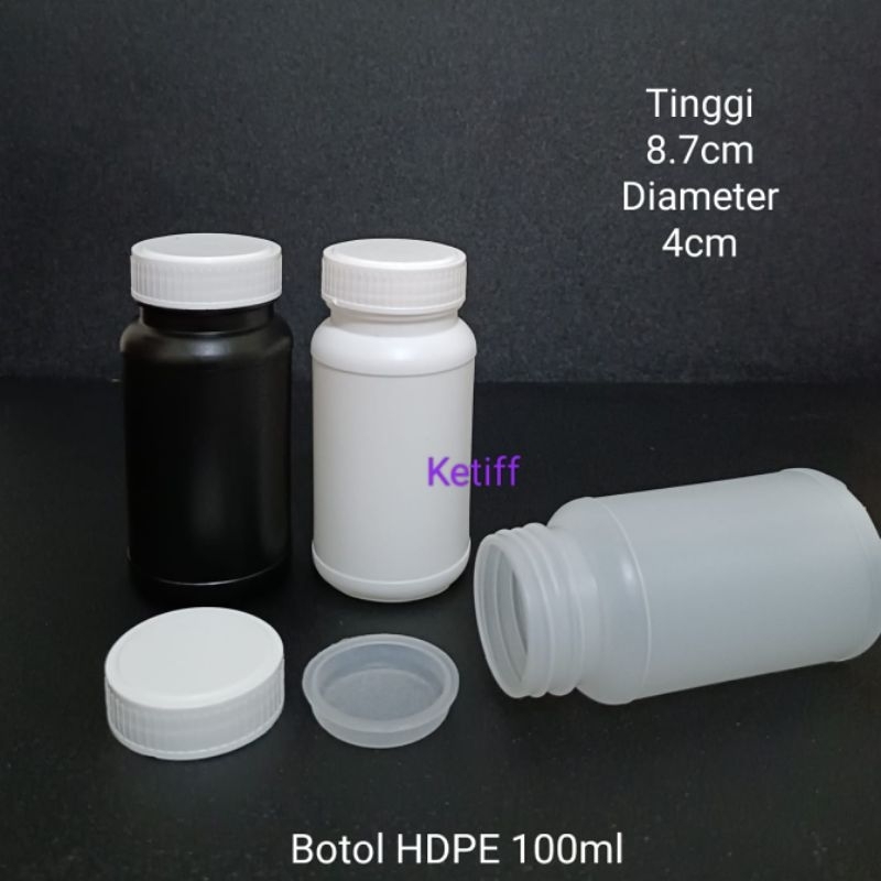 ขวด Hdpe ขวดยา 100 มล. ขวดผง ฯลฯ