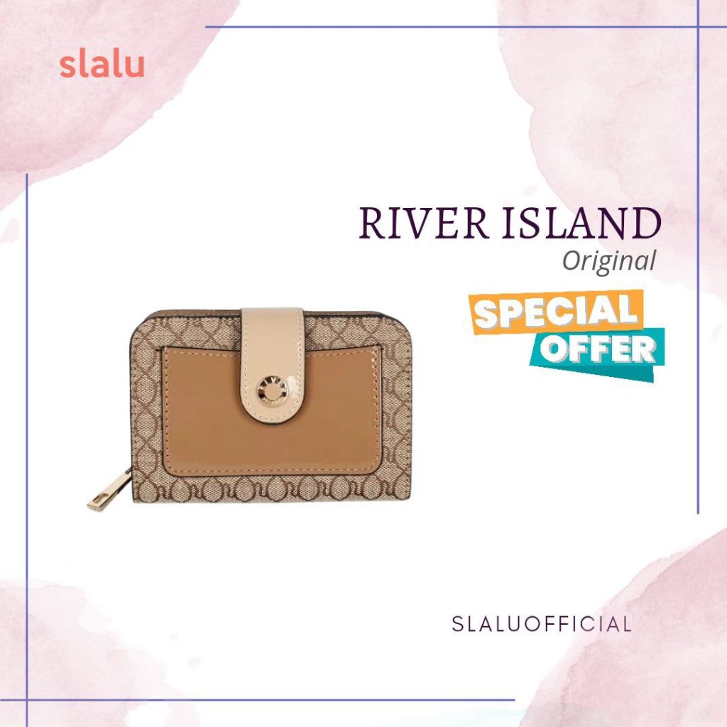 กระเป๋าสตางค์แบรนด์ผู้หญิง River Island Monograv