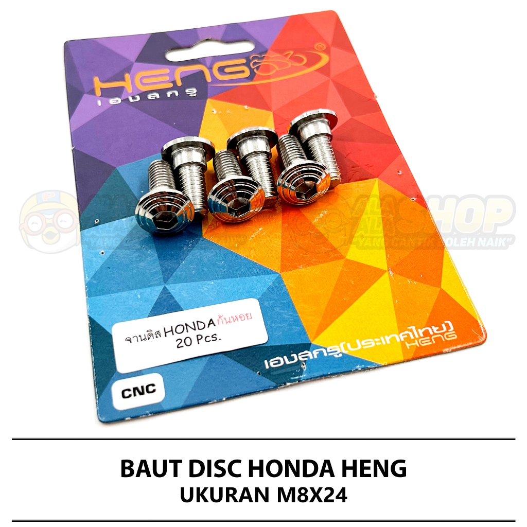 Neo Bolt Probolt Disc Honda Heng Stainless M8x24 Beat Vario Scoopy