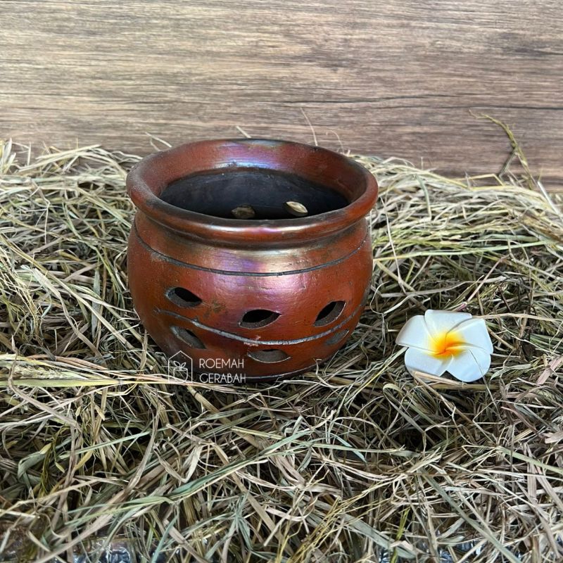 CLAY POTTERY ORCHID EMPLUK POT