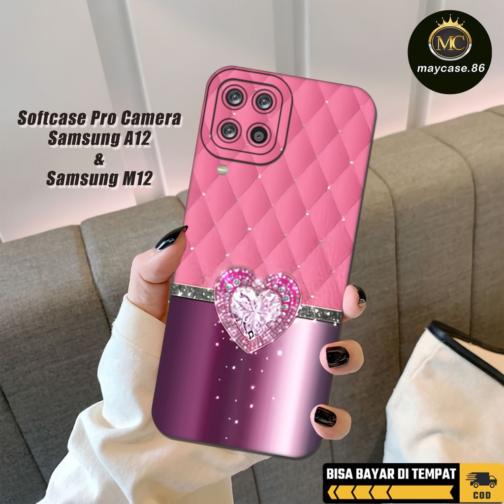 เคส HP MAYCASE.86 เคส Samsung A12/M12 - เคส Samsung A12/M12 WALPAPER Motif - เคส Samsung A12/M12 Sof