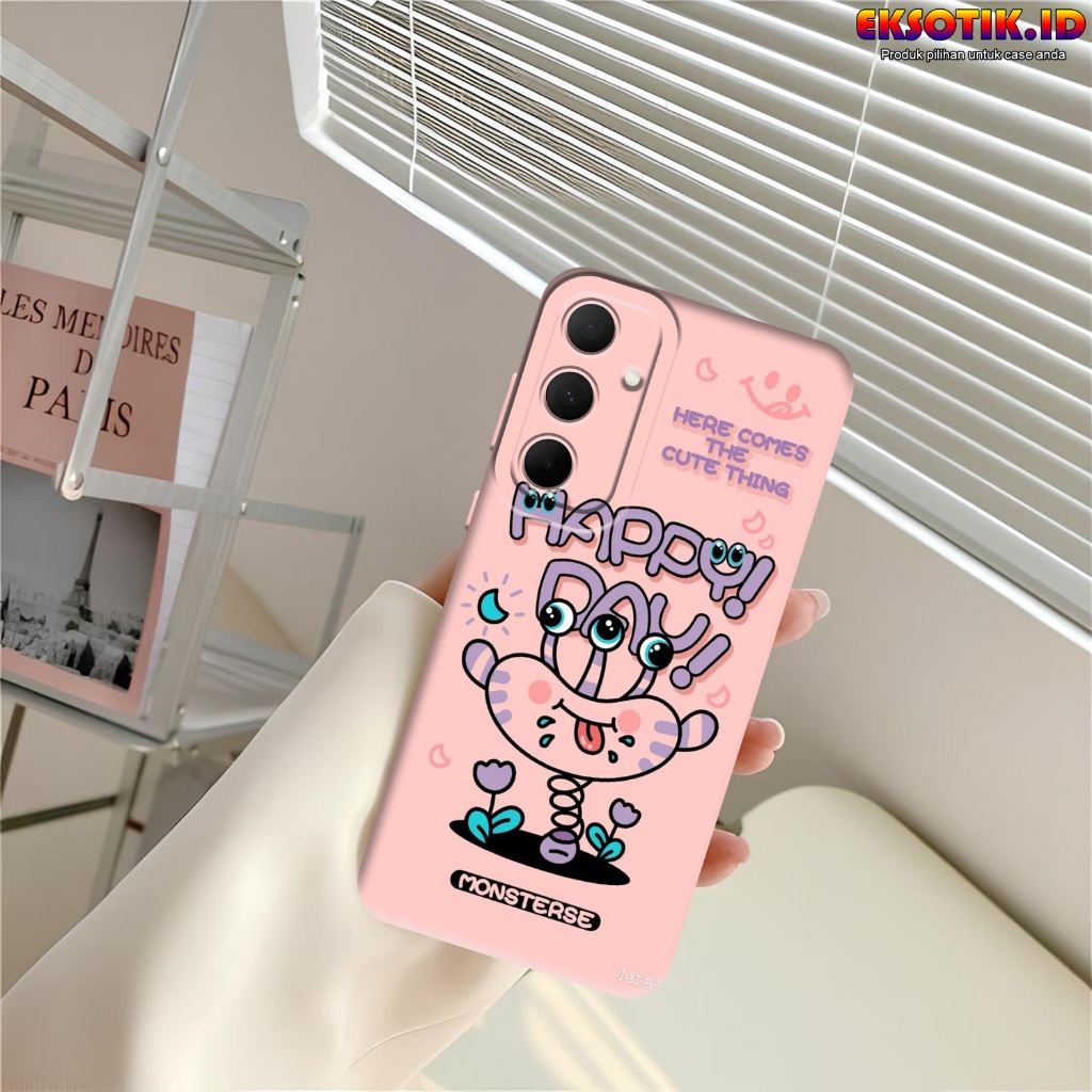 เคส Samsung A35 - เคส Samsung A35 - เคสแฟชั่นล่าสุด - Samsung A35 Silicone - Cool and Cute Motifs - 