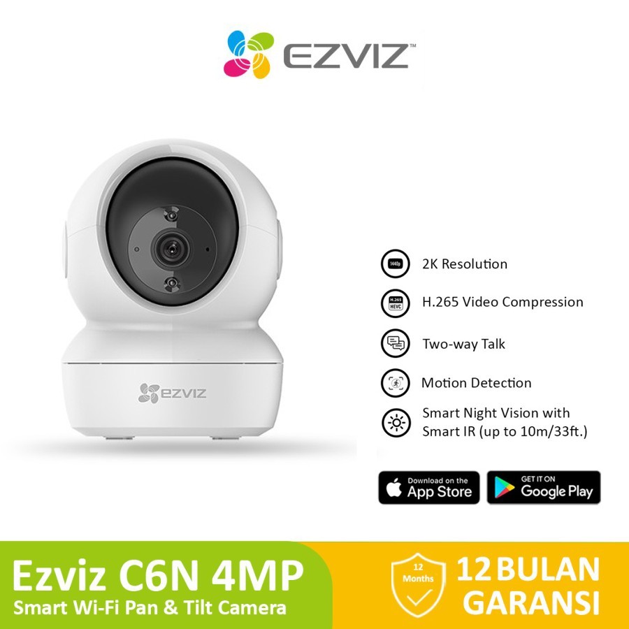 EZVIZ C6N Smart Wifi Pan Tilt IP Camera กล้องวงจรปิด 2MP / 4MP