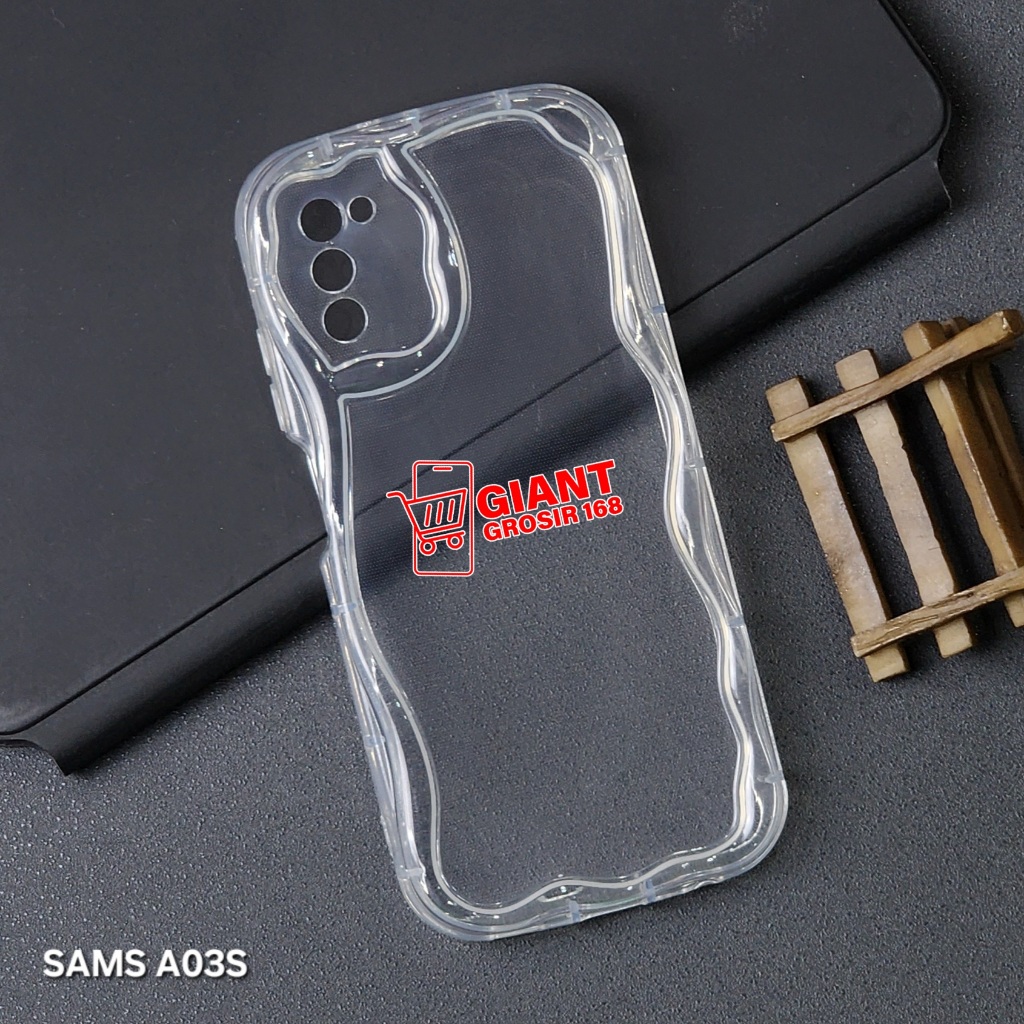 Clear Melting Wavy Case Samsung A03S Samsung A02S Samsung A04 Samsung A04E Samsung A04S Samsung A05 