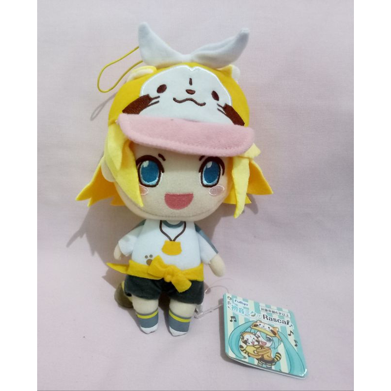 Kagamine Rin Vocaloid Crypton x Rascal Nuigurumi Plush