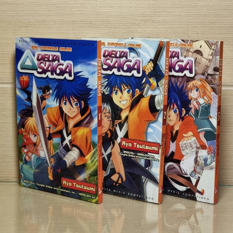 [INDONESIA] มังงะการ์ตูนญี่ปุ่น "Emil Chronicle Online Gaiden: Delta Saga" เล่ม 1-3 COMPLETE (หนังสื