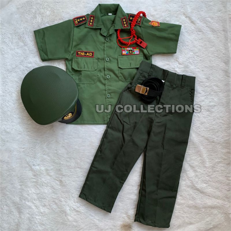 ชุด UNIFORM ARMY งานรื่นเริง - ARMY PDH UNIFORM - UNISEX KIDS ARMY COMPLETE UNIFORM