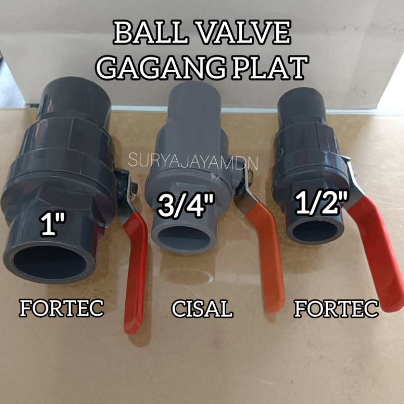 1 INCH FORTEC แผ่น Handle BALL VALVE/1 INCH FORTEC แผ่นจับก๊อกน้ํา PVC STOP