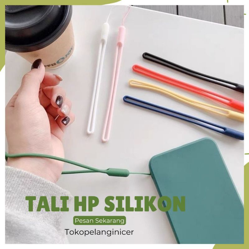 HP GANTUNGAN JD Silicone Phone Strap - Phone Strap - Simple Phone Strap - Aesthetic Phone Hanger