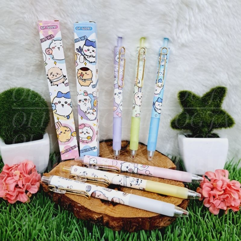 ปากกาลูกลื่น Chiikawa กล่องตาบอดสุ่ม Chiikawa Blind Box Chiilkawa ปากกาลูกลื่นสุ่ม