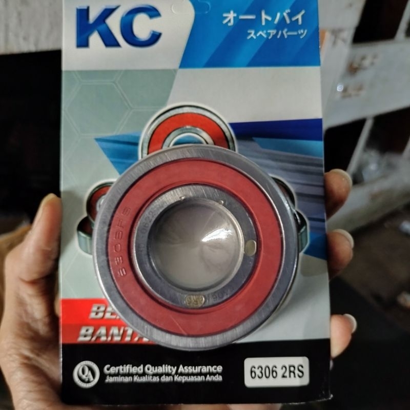 LAHER 6306 KC (2RS) สําหรับ MOTORCYCLE 6306-2RS KC PREMIER BRAND