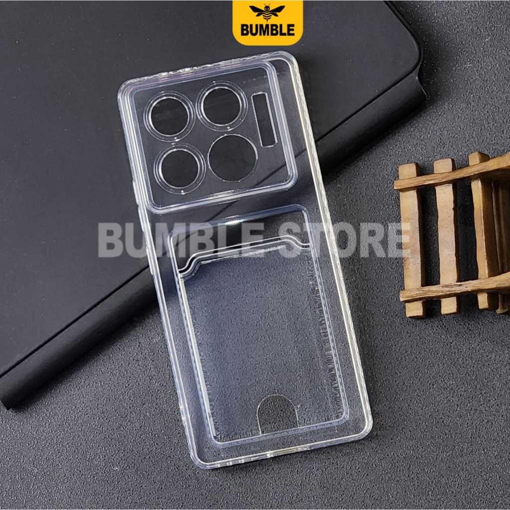 Bumble - Infinix Gt 20 Pro Softcase Clear Card Case Bening Card Slot Case Infinix Gt 20 Pro