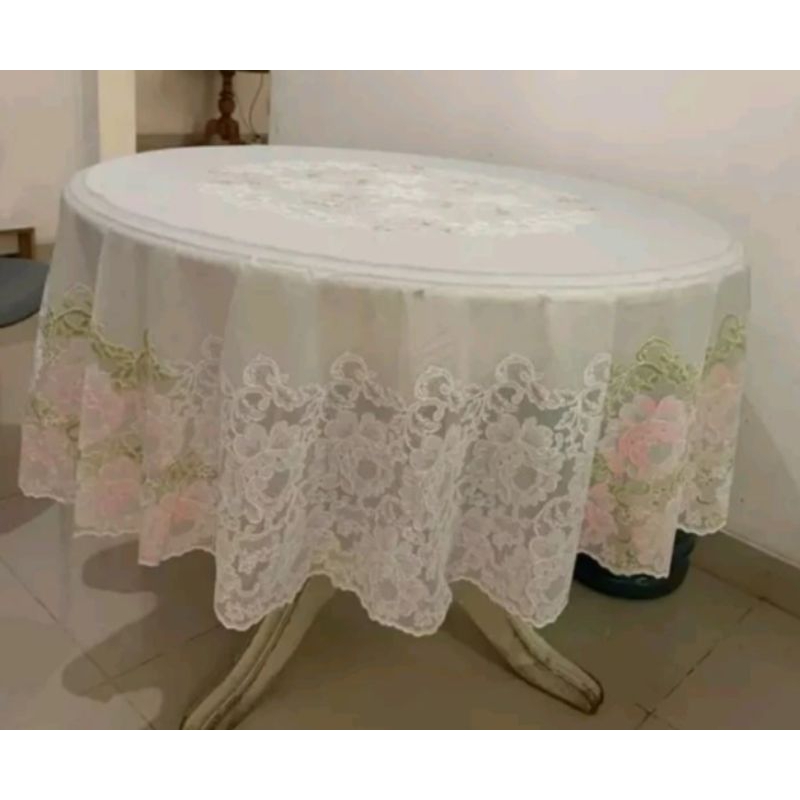 MEIWA CLASSIC ROUND/ROND DINING TABLECLOTH สําหรับเก้าอี้ 6-8 ตัว