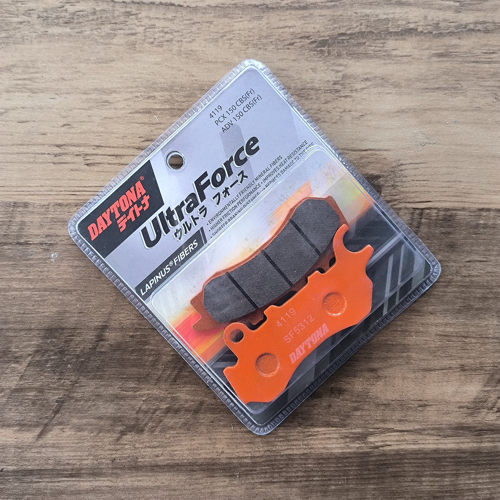 ผ้าเบรกหน้า LOKAL PCX CBS ท้องถิ่น ADV 4119 LAPINUS DAYTONA 06455-KRE-K01