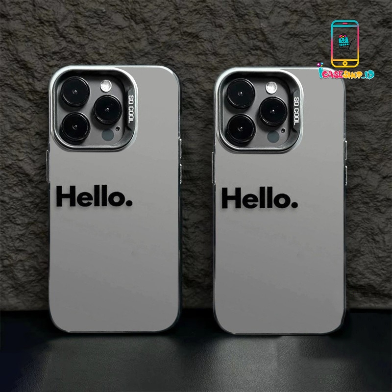 SS921 SOFTCASE HELLO AESTHETIC MOTIF สําหรับ XIAOMI REDMI A1 A3 5A 6A 8 8A PRO 9 9A 9C 9T 10 10A 11A