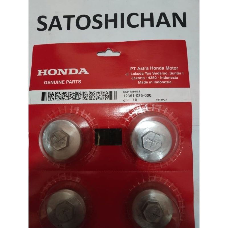 ฝาวาล์ว AHM Supra 12361-035-000 ดั้งเดิม