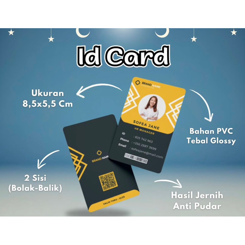 (UNIT) CUSTOM ID CARD / ID CARD PRINTING / PVC CARD PRINTING