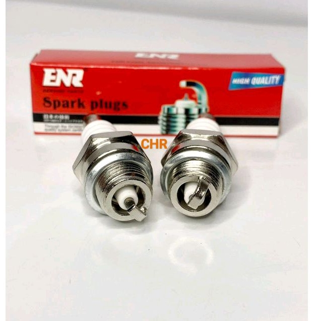 MESIN ENR BPM BPM6A หัวเทียนรถจักรยานยนต์สําหรับเครื่องตัดหญ้า, เลื่อยยนต์, เครื่องสเปรย์แบบมือถือ