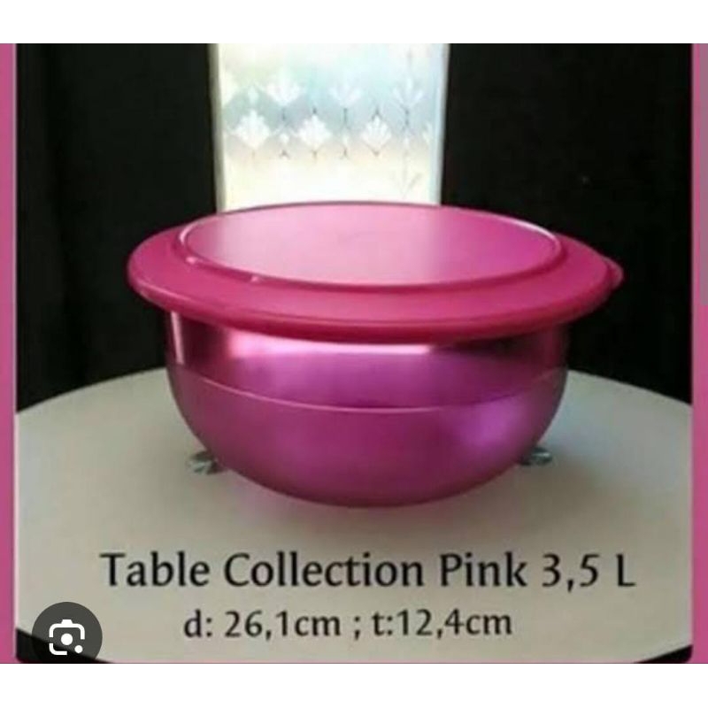 HJK ORIGINAL TUPPERWARE TABLE / ELEGENSIA CRYSTAL 1PC