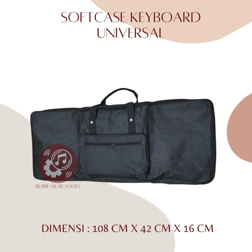 Yamaha Piano Universal Black Keyboard Softcase Bag