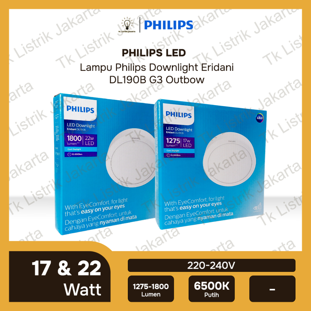 Philips LED Downlight Emws DL190B 17W 22W LED Downlight