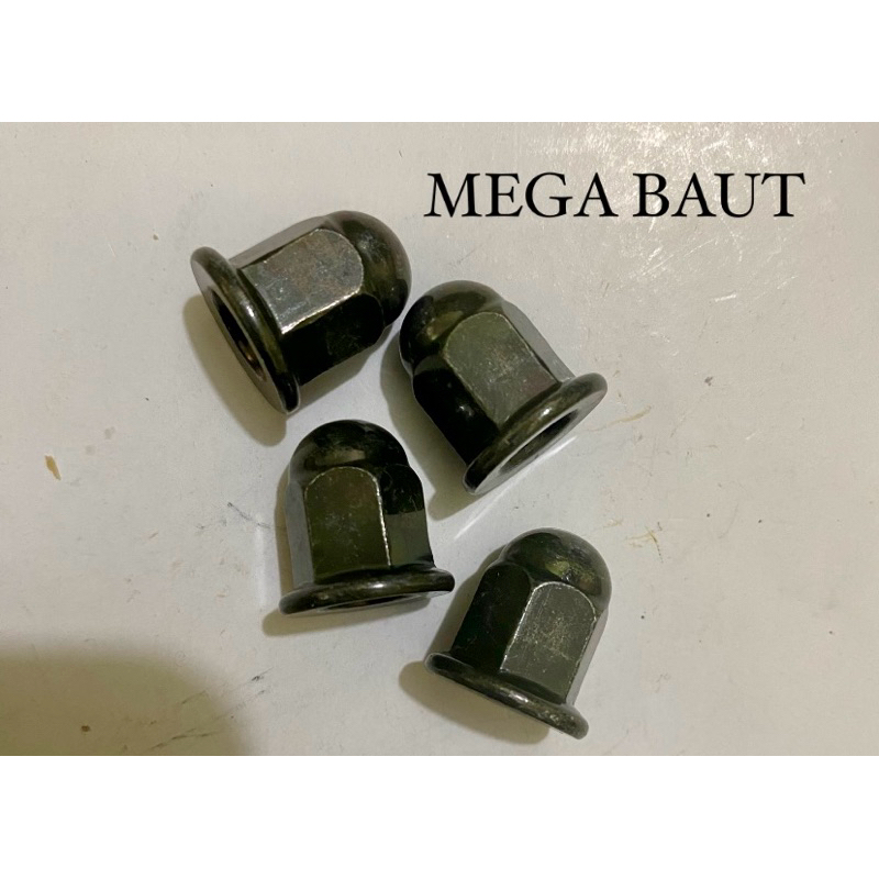 น็อตหัวหมวก HIJAU 12 M8 สีเขียว