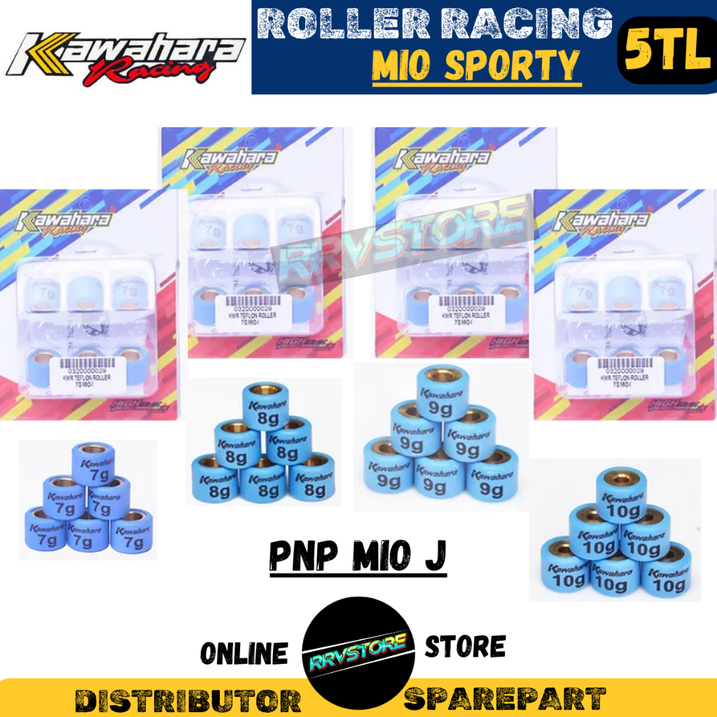 ROLLER KAWAHARA MIO SPORTY SMILE, MIO J, MIO GT 6,7,8,9,10,11 กรัม ROLLER MIO KAWAHARA RACING