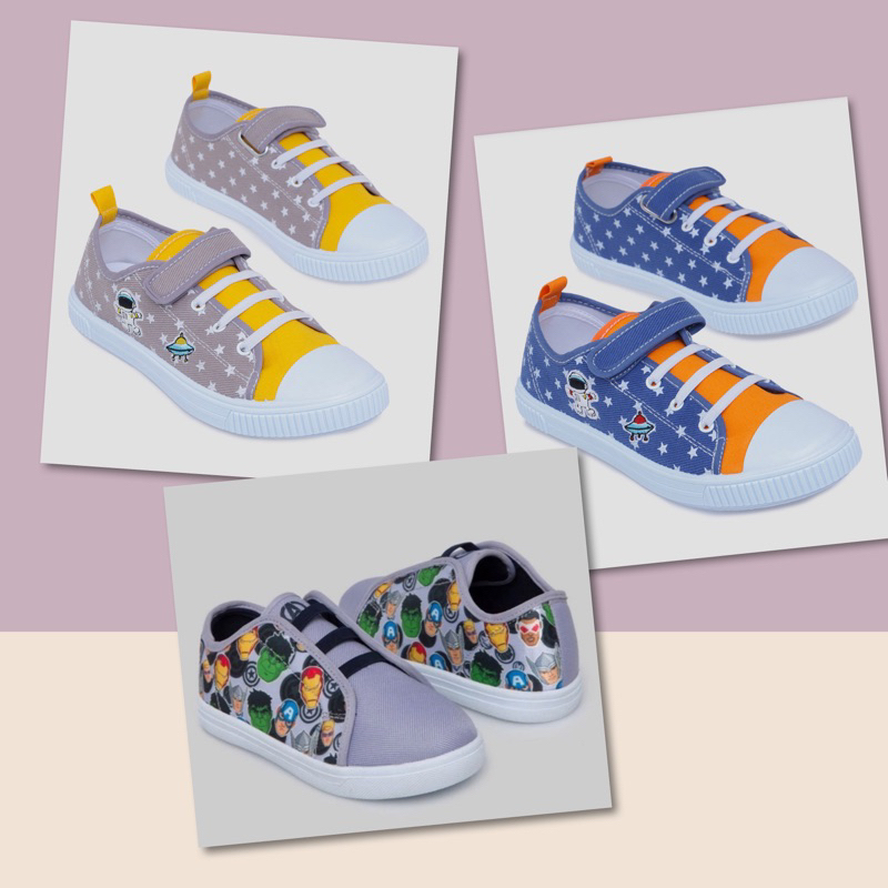 รองเท้า NEVADA BOYS // รองเท้าผ้าใบเด็ก NEVADA // รองเท้าผ้าใบ MARVEL // รองเท้า NEVADA